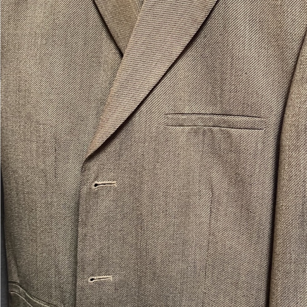 2 Men’s Designer Suits.  Coat - 42L, Pants - 32x32